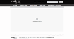 Desktop Screenshot of mailleclubgroup.com